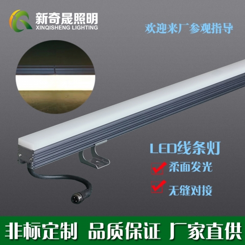 无缝对接的线条灯实现灯光效果无暗区